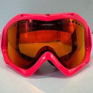 VonZipper Hot pink mint green strap snowboard Ski Goggles tint*scratch